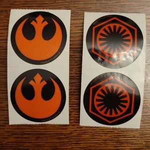 Star Wars Stickers from Walt Disney World Park Exclusive, Collectible & Rare